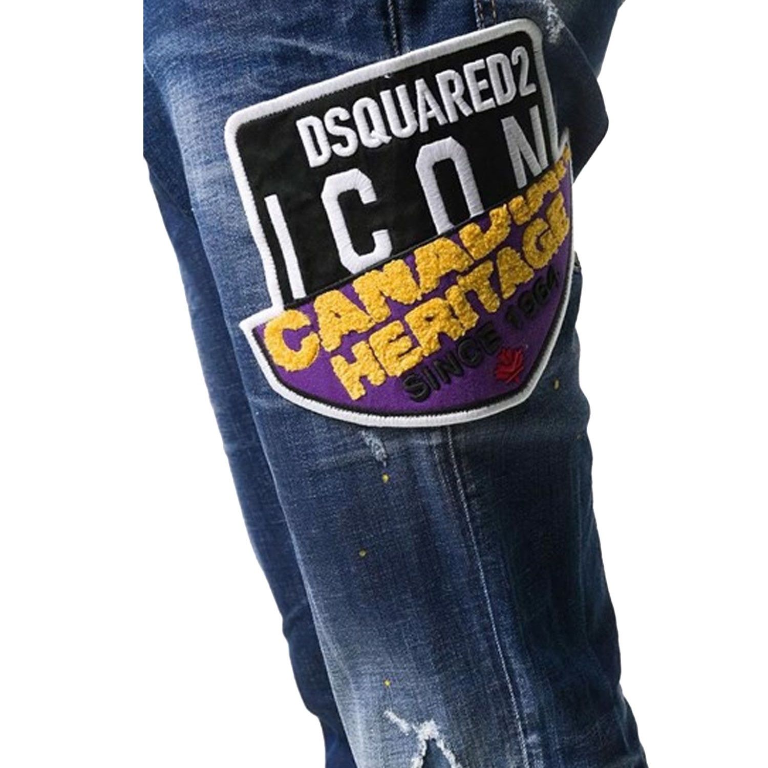 pantoffel Snelkoppelingen Pebish SneakerDump | Dsquared2 – Icon Skater Jeans